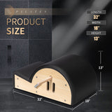 Pilates Arc Spine Corrector with dimensions