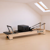 Wooden Pilates Reformer - black