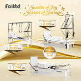 Aluminum Pilates Reformer With Tower - White