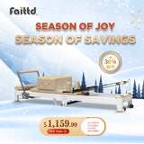 Aluminum Foldable Pilates Reformer - Mocha