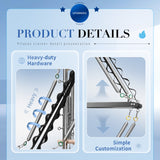 Faittd Pilates Reformer Details: Heavy-duty hardware and Simple Customization.