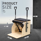 Faittd Pilates Combo Chair with product size detail