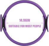 Pilates Ring with 14.96IN diameter, suitable for most people