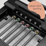 Pilates reformer springs and frame detail