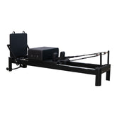 Black Aluminum Pilates Reformer Machine