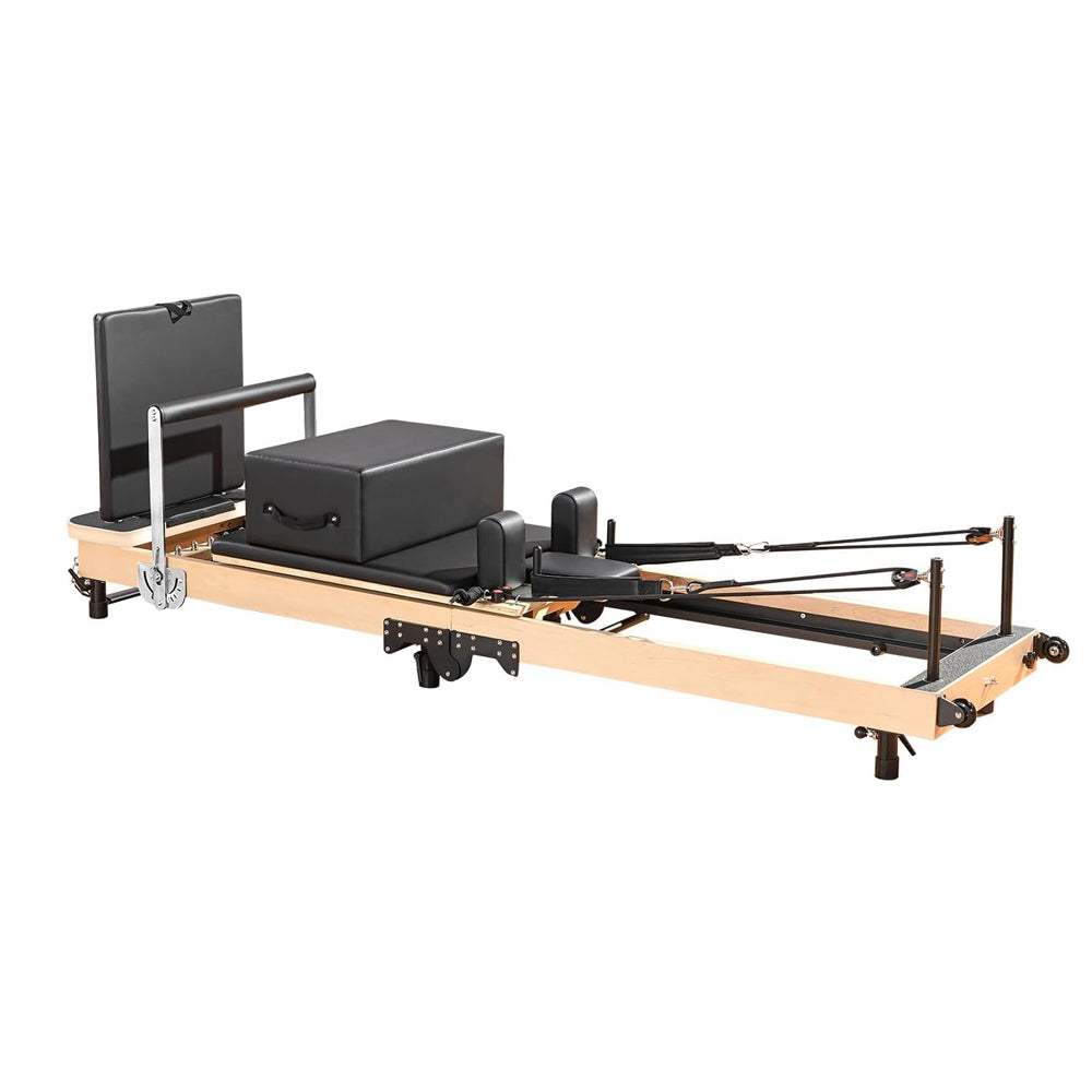  Faittd Pilates Reformer with Tower,Pilates Reformer Machine for  Home, Pilates Equipment with Reformer Accessories, Reformer Box, Padded  Jump Board : Sports & Outdoors