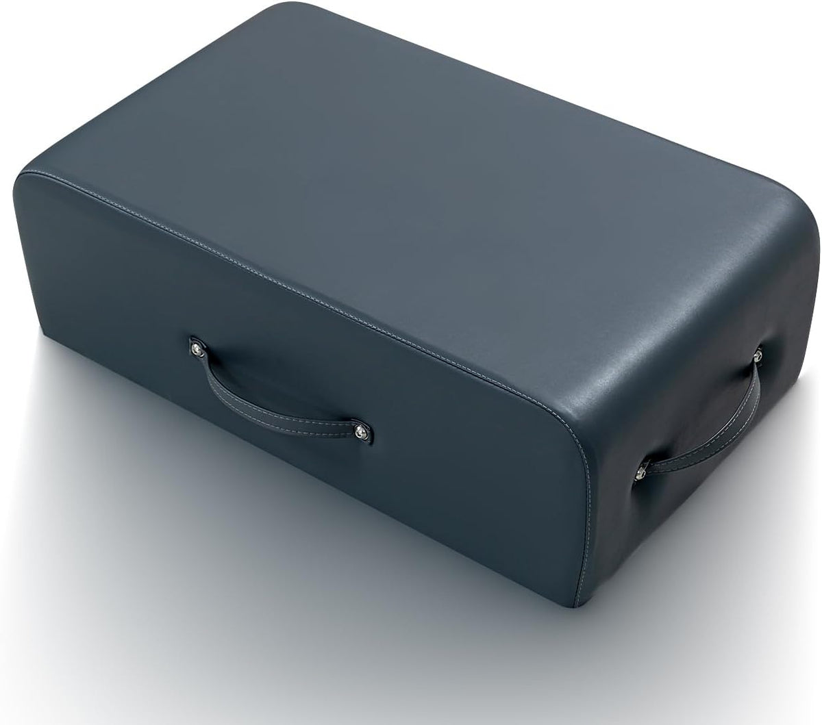 Dark grey Pilates sitting box with handles