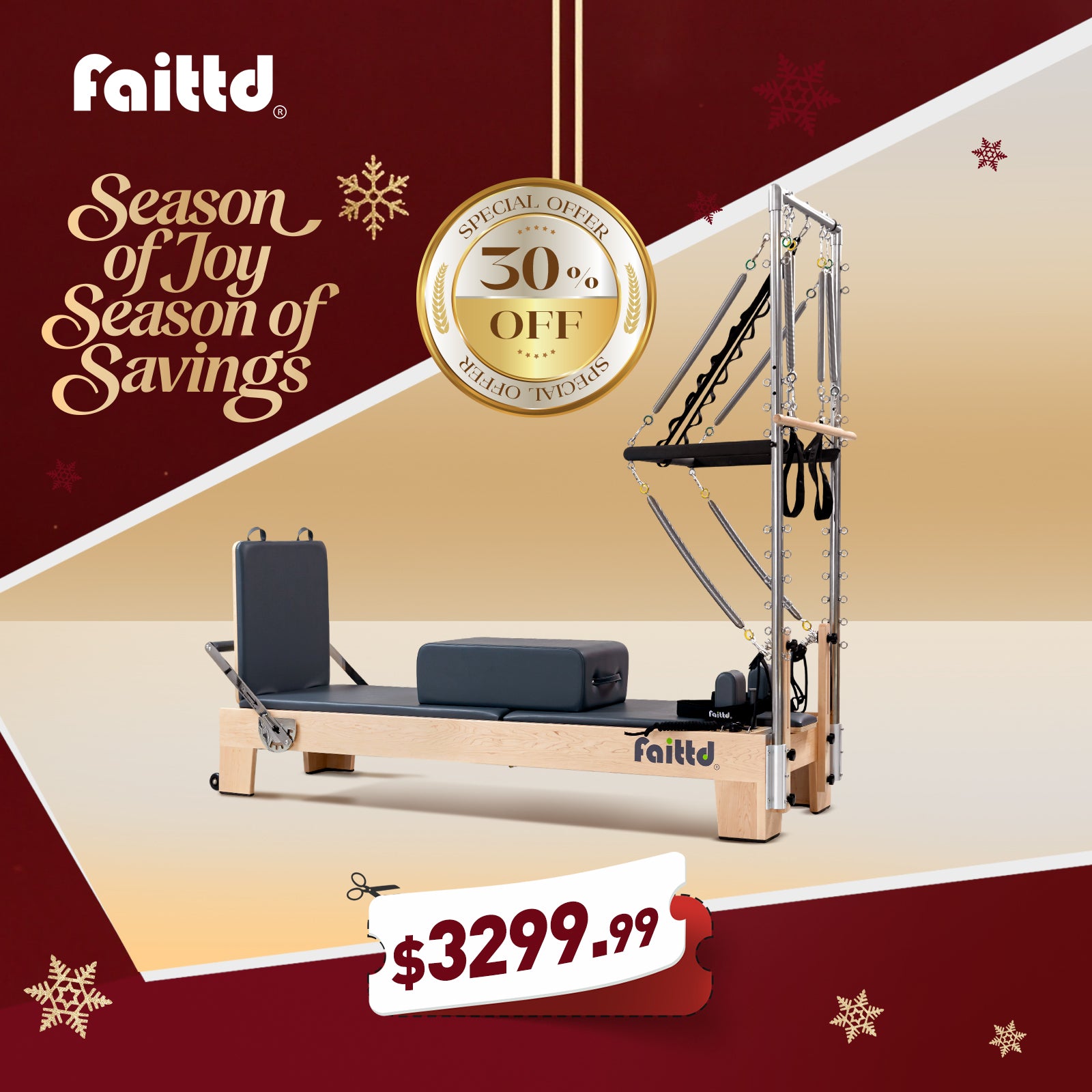 Classic Pilates Reformer With Tower