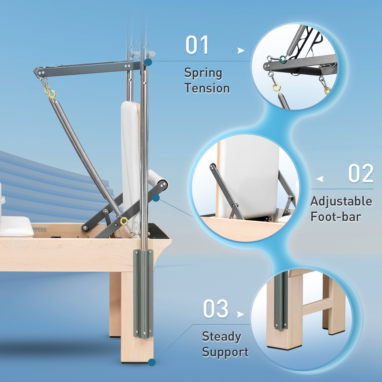 Wooden Cadillac Reformer