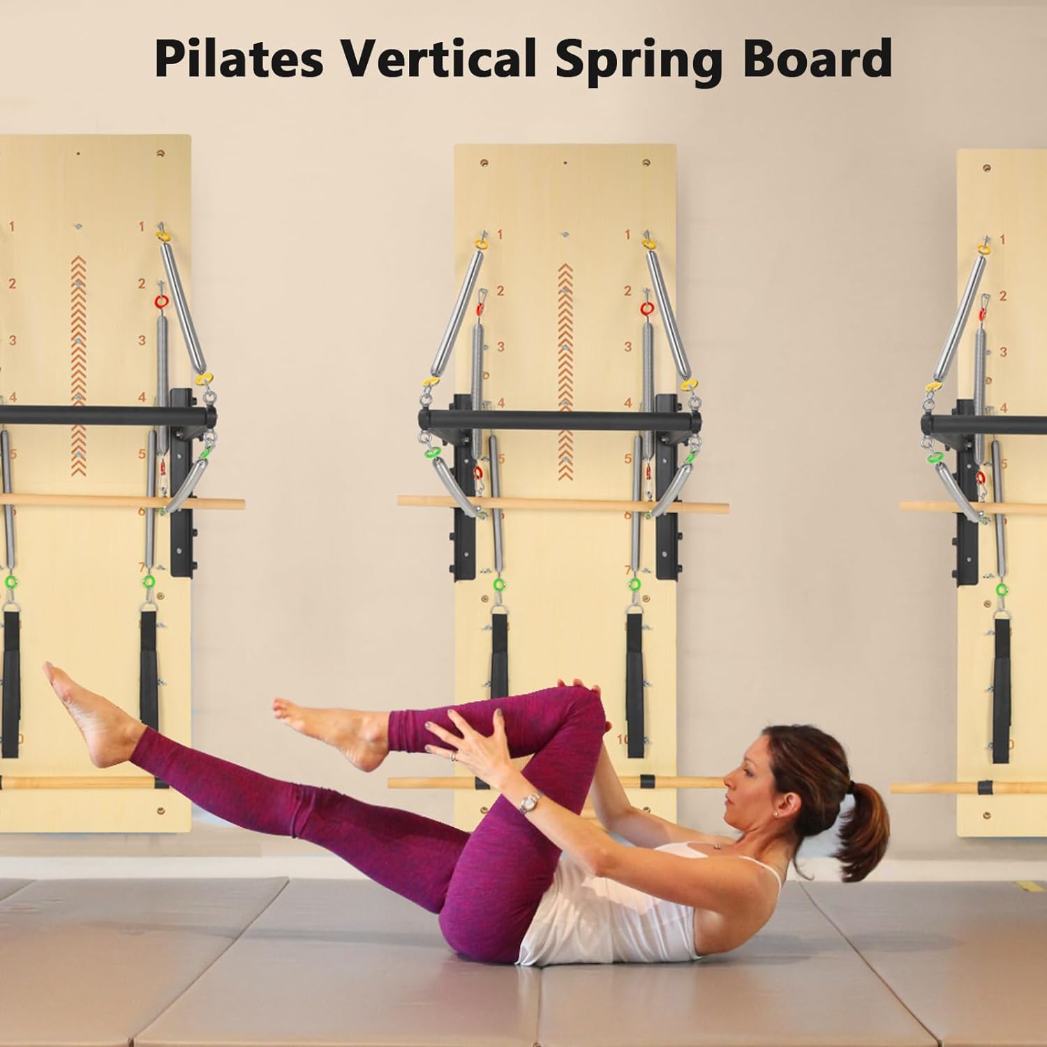 Pilates Springboard and Push-Through Bar