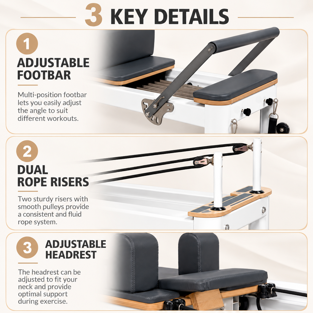 Aluminum Pilates Reformer