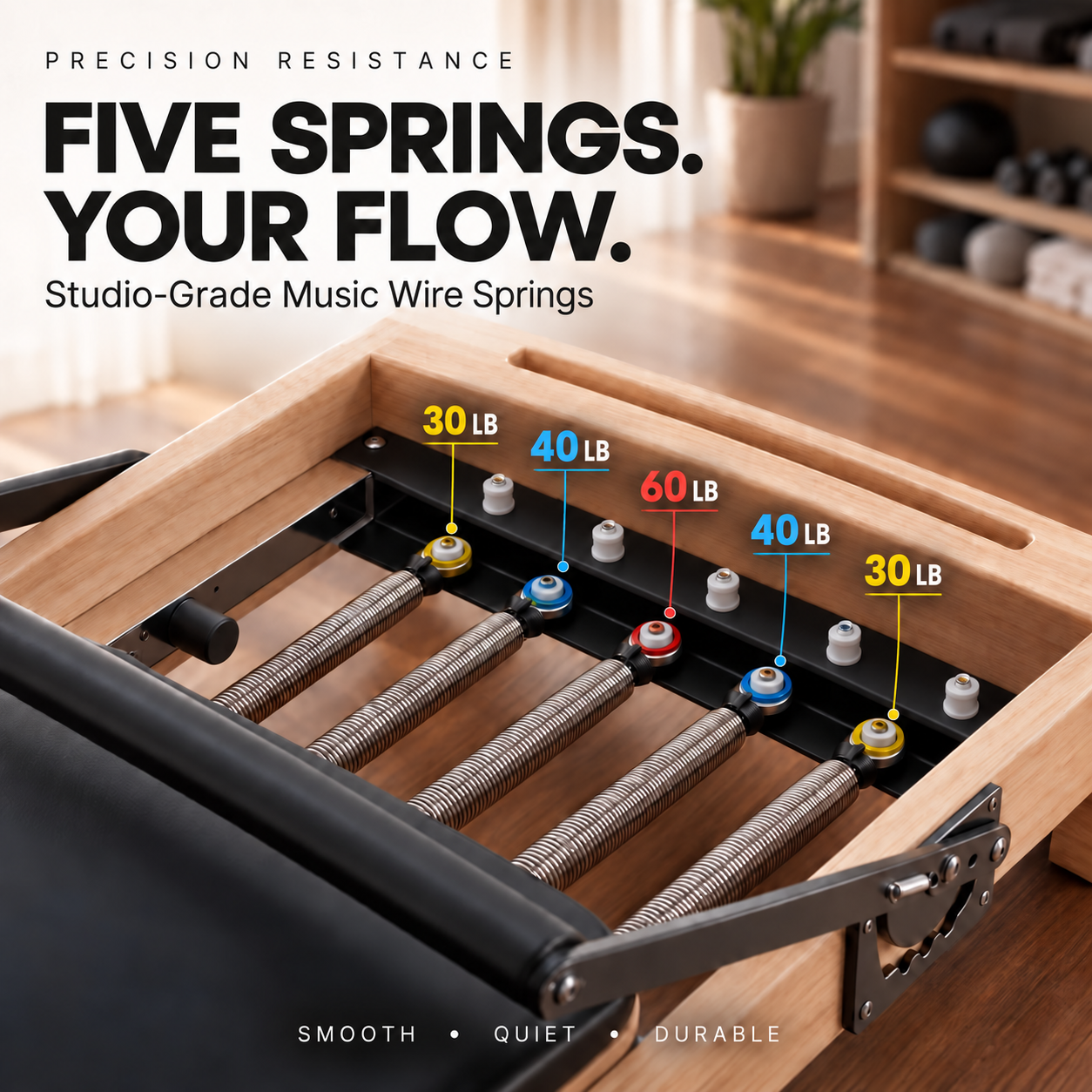 Essential Foldable Pilates Reformer